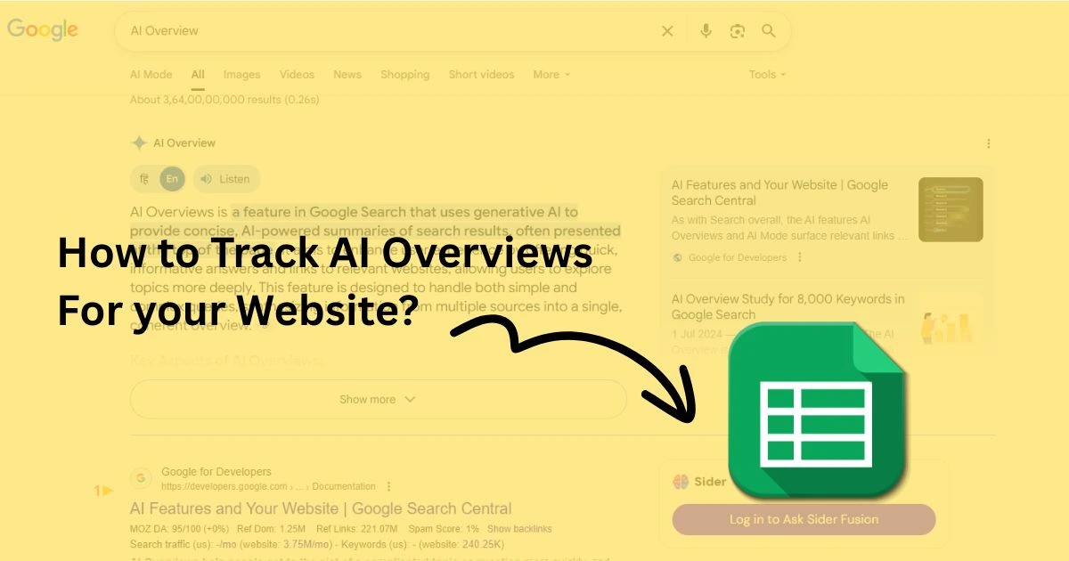 Track AI Overviews for Your Website