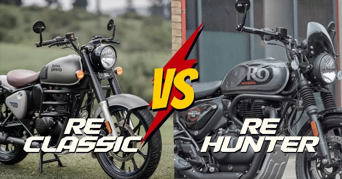 Unveiling the Ultimate Showdown – Royal Enfield Classic 350 vs. Royal Enfield Hunter 350 Royal Enfield Classic 350 vs Royal Enfield Hunter 350